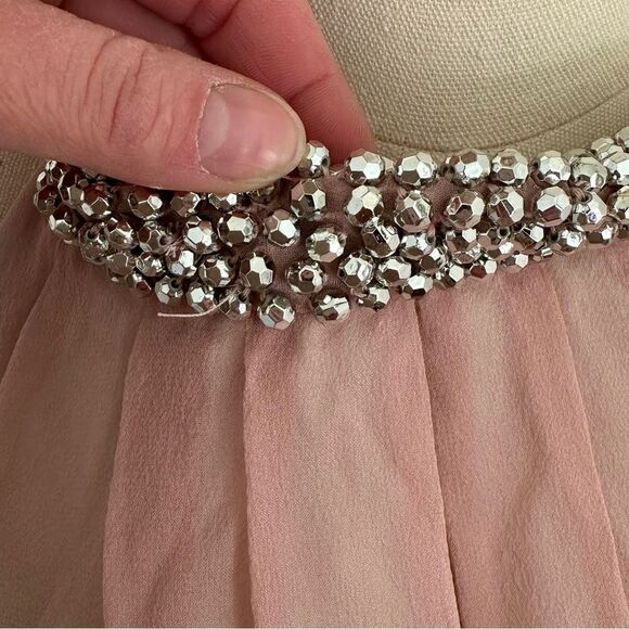 [Diane Von Furstenberg] NWT Pink Silk Dress - Size 8 - Picture 3 of 8